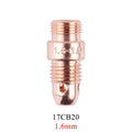 5/10Pcs 1.0/1.6/2.4/3.2mm TIG Collet body Stubby 17CB20 For TIG WP17/18/26 Welding Torch Accessories - KiwisLove