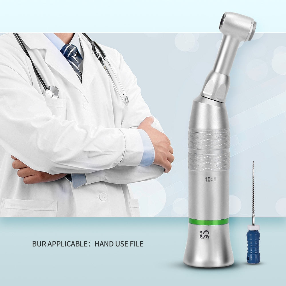 Dental 10:1 Reduce Contra Angle 90º Reciprocating Rotate Endo Handpiece  Only For Hand Use Files - KiwisLove