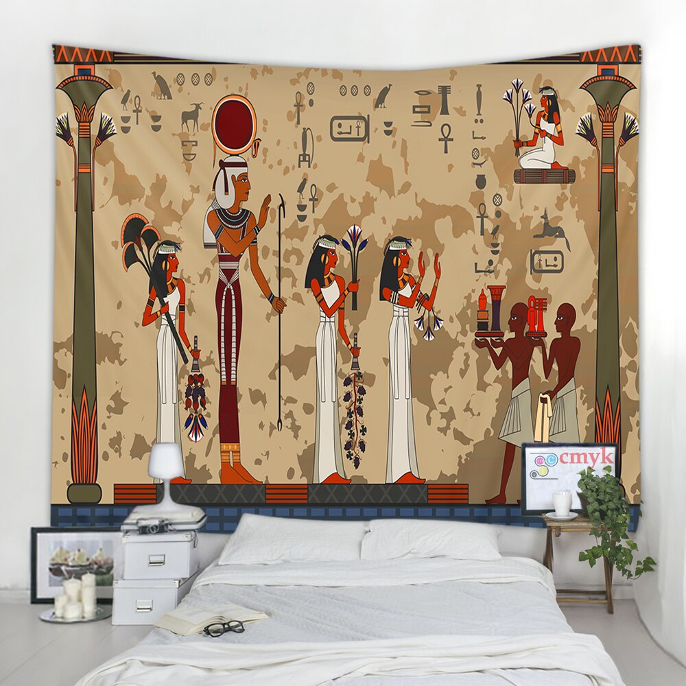Ancient Egyptian Egypt Tapestry Wall Hanging Home Dorm Decor Bedspread Throw Art Home Decor - KiwisLove
