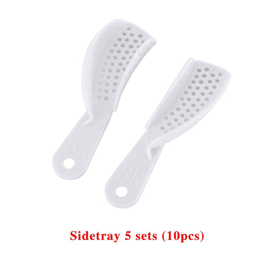 10Pcs/Set Dental Plastic Tray Without Mesh Dentist Tools Dentistry Lab Material Teeth Holder - KiwisLove
