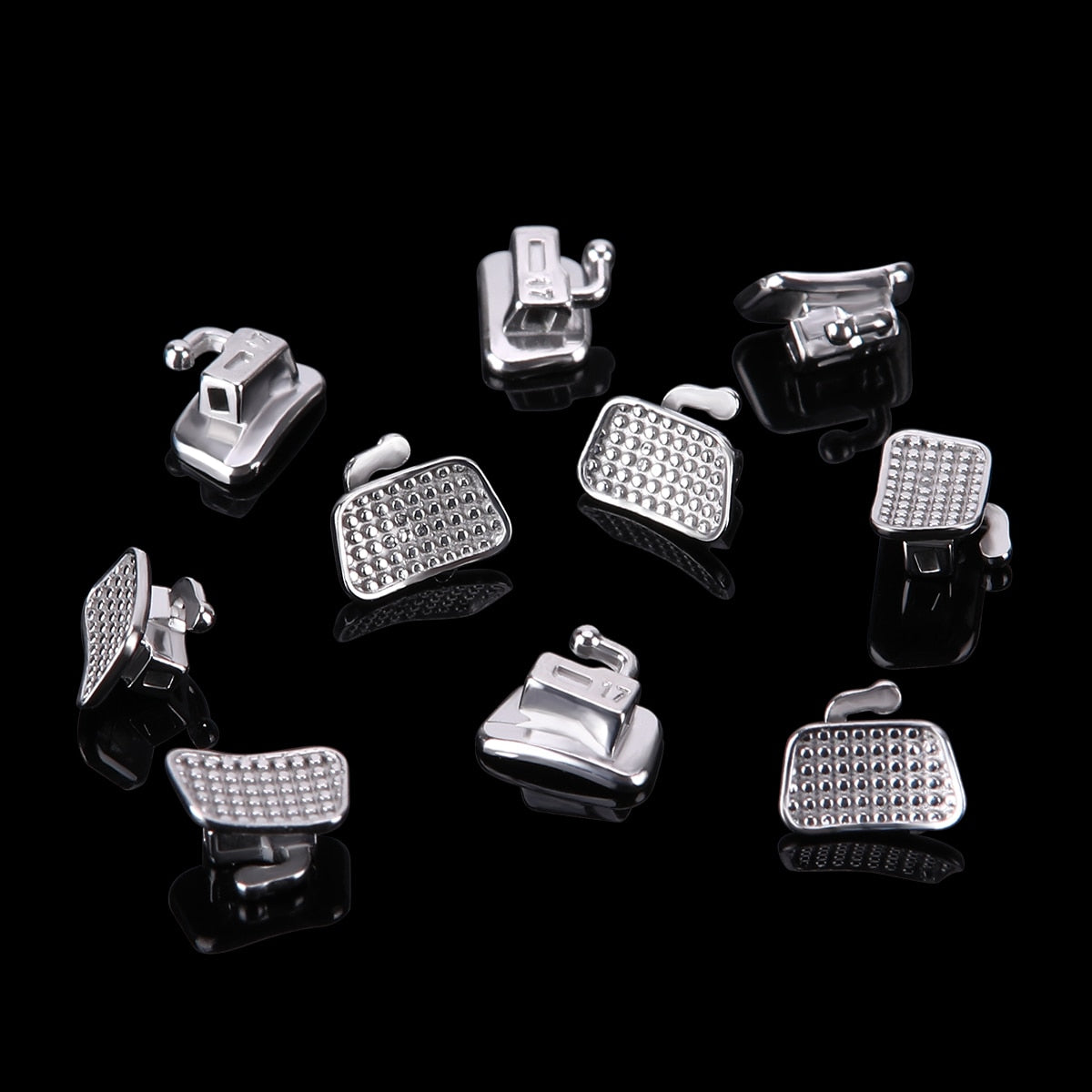 200Pcs=50Sets /BOX  Dental Buccal Tube AZDENT 1st/2nd Molar Bondable Monoblock Non-Convertible Single MBT/Roth 022/018 U/1L/1 - KiwisLove