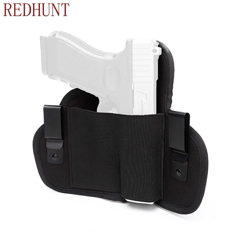 New Tactical  Universal Pistol Holster Pistol Sleeve Sewing Anti-slip Belly Waist Carry Holder Pouch For Outdoor Hunting - KiwisLove