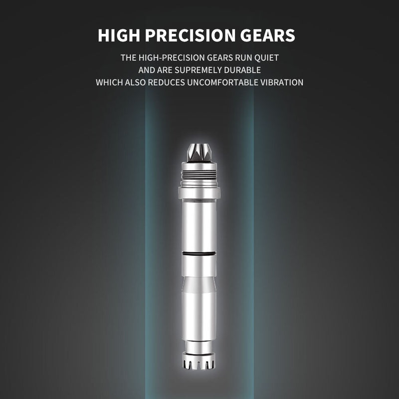 20:1 Dental Fiber Optic LED  Implant Contra Angle Low Speed Handpiece Push Button Chuck 55N.cm Torque - KiwisLove