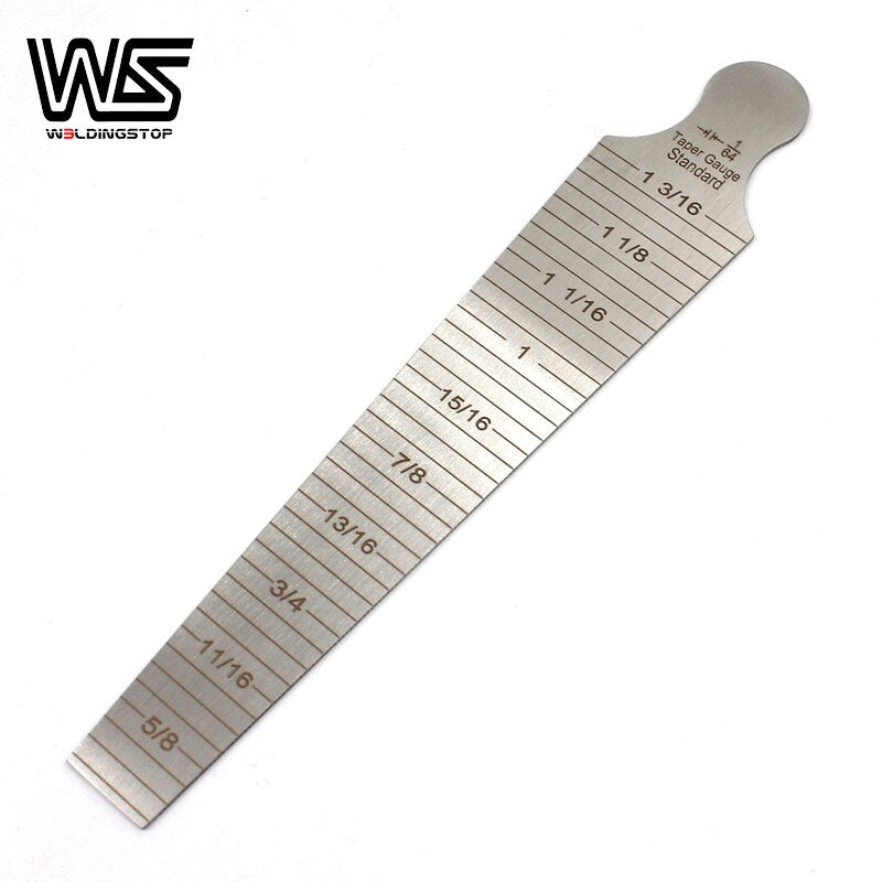 Taper gauge 15-30mm(5/8-3/16) gap slot width, hole size metric&amp;inch measuring tool - KiwisLove