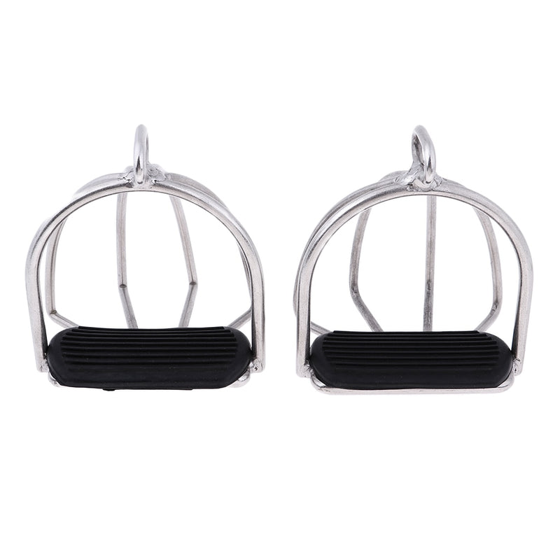 Safety stirrups Optimal leg position riding riding stainless steel - KiwisLove