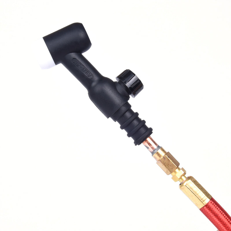 3.8/7.6m WP9 WP17 TIG Welding Torch Gas-Electric Integrated Soft Hose Cable Wires DKJ 10-25 35-50 w/ M16*1.5mm Gas Connector - KiwisLove