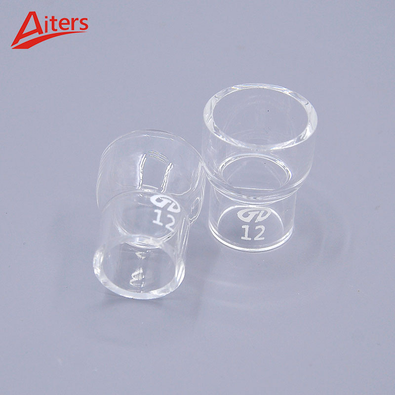 12PCS/Set TIG Welding #12 Pyrex Glass Cups Kit Torch for WP9 20 25 Stubby Collets Body and Stainless Mesh - KiwisLove