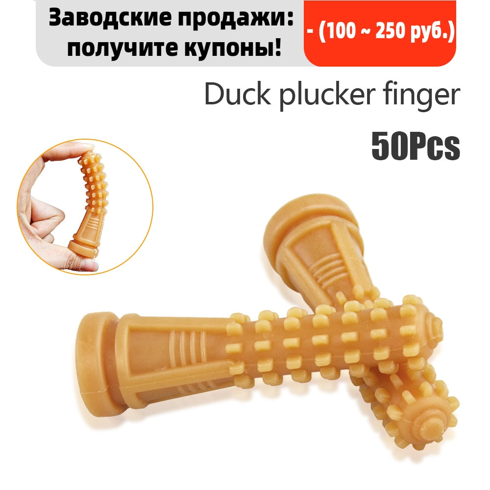 100Pcs 94mm Efficient Poultry Plucking Finger Hair Removal Machine Glue Stick Chicken Duck Plucker Beef Tendon Material Corn Rod - KiwisLove