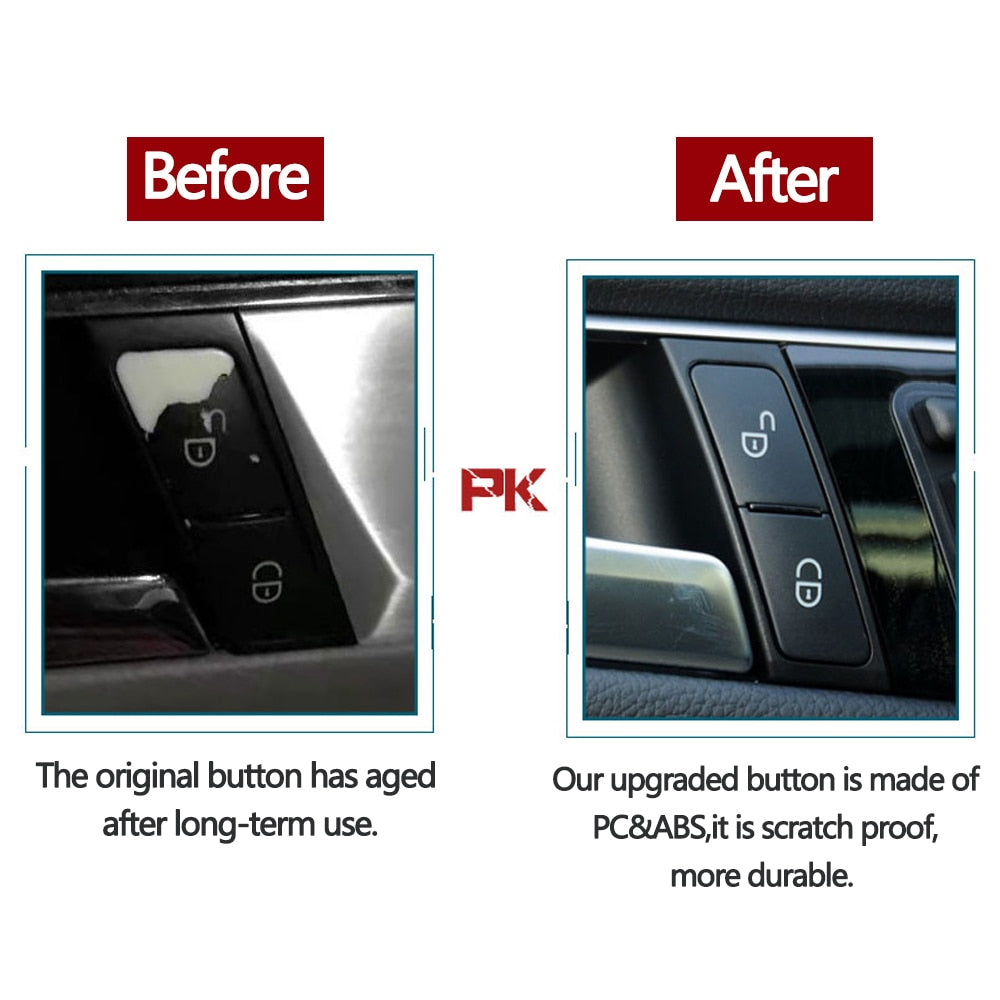 Interior Door Lock and Unlock Opening Switch Button For Mercedes Benz C Class W204, E Class W212,GLK 204,ML GL W166 W176 W246 - KiwisLove