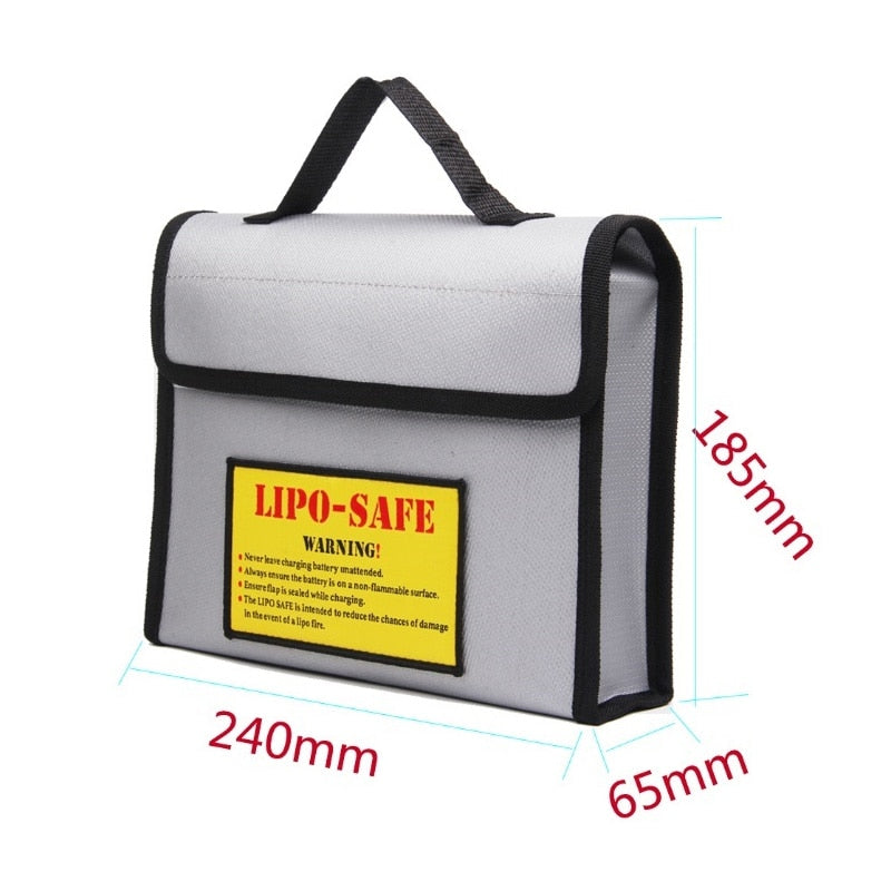 Fireproof Waterproof Lipo Battery Explosion Proof Safety Bag Fire Resistant for Lipo Battery FPV Racing Drone RC Model - KiwisLove