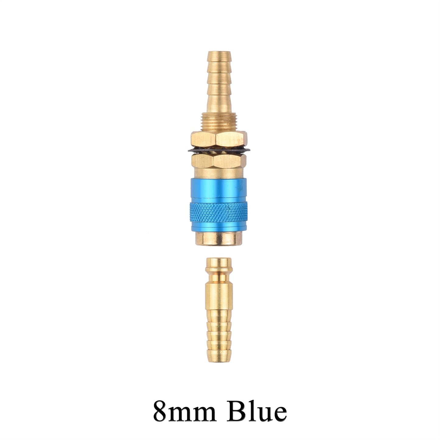 6mm 8mm 10mm Water Cooled Air Cooled Gas Water Adapter Quick Connector Fitting For MIG TIG Welding Torch Plug - KiwisLove