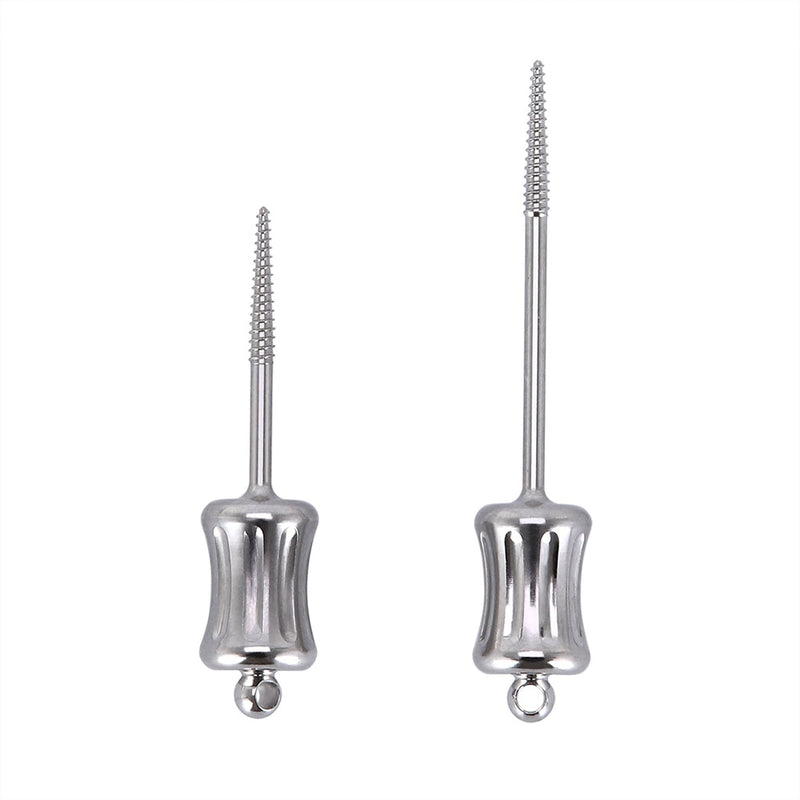 Dental Broken Root Drill Remnant Extractor Apical  Fragments  Medical Stainless Steel Short 34.3mm Long 44.5mm - KiwisLove