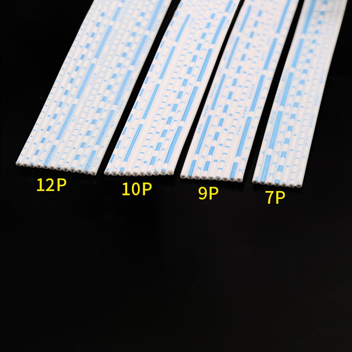 UL2468 24AWG Electron Wiring 6 7 8 9 10 12 Pins Extended Power Connect Cable PVC Insulated Copper Line Blue White Multiple Cores - KiwisLove