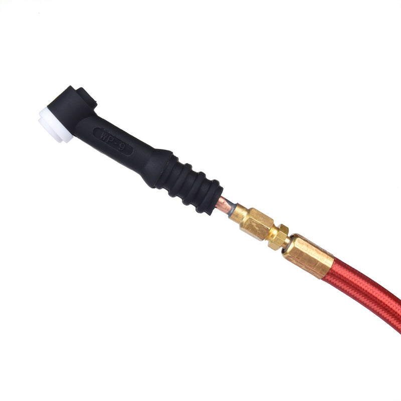 3.8/7.6m WP9 WP17 TIG Welding Torch Gas-Electric Integrated Soft Hose Cable Wires DKJ 10-25 35-50 w/ M16*1.5mm Gas Connector - KiwisLove