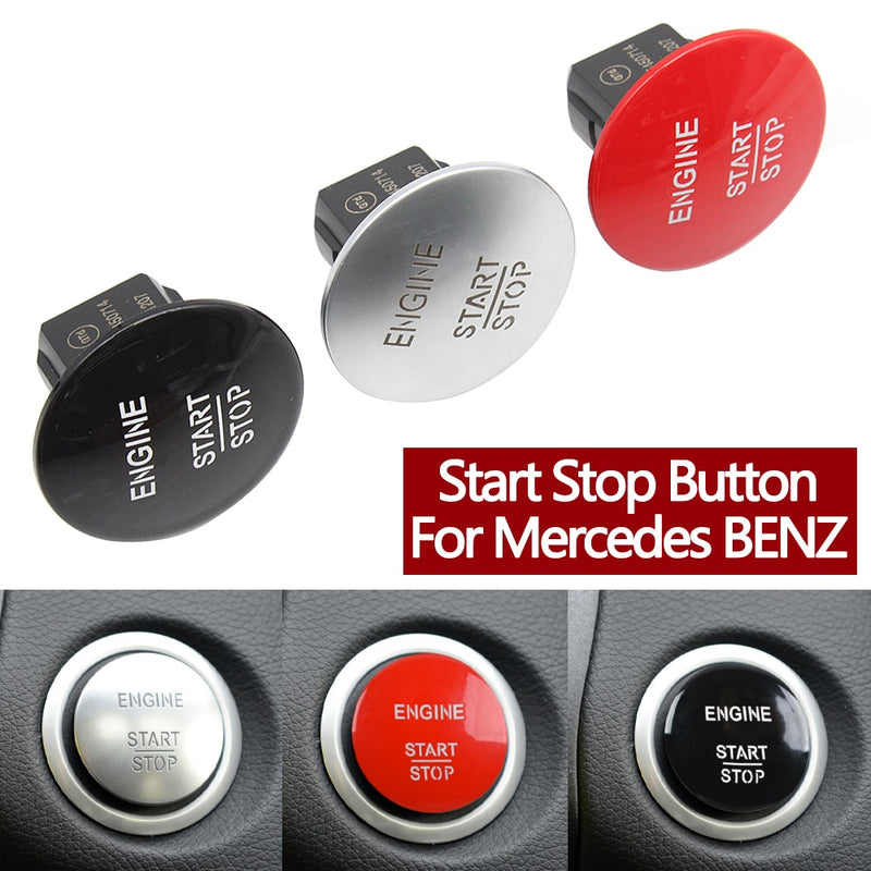 Engine Ignition One-Click Start Stop Button Keyless Push Switch For Mercedes BENZ W204 W164 W205 W212 W213 W221 2215450714 - KiwisLove