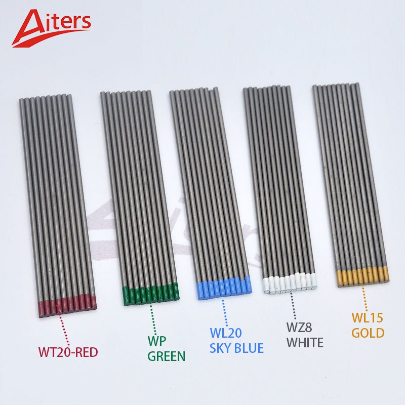 WP Torch 2.0x150 175mm Tungsten Electrodes Welding Rods WT20 WL15 WZ8 WL20 WP WC20 Tungsten Needle for Argon Arc TIG Accessories - KiwisLove