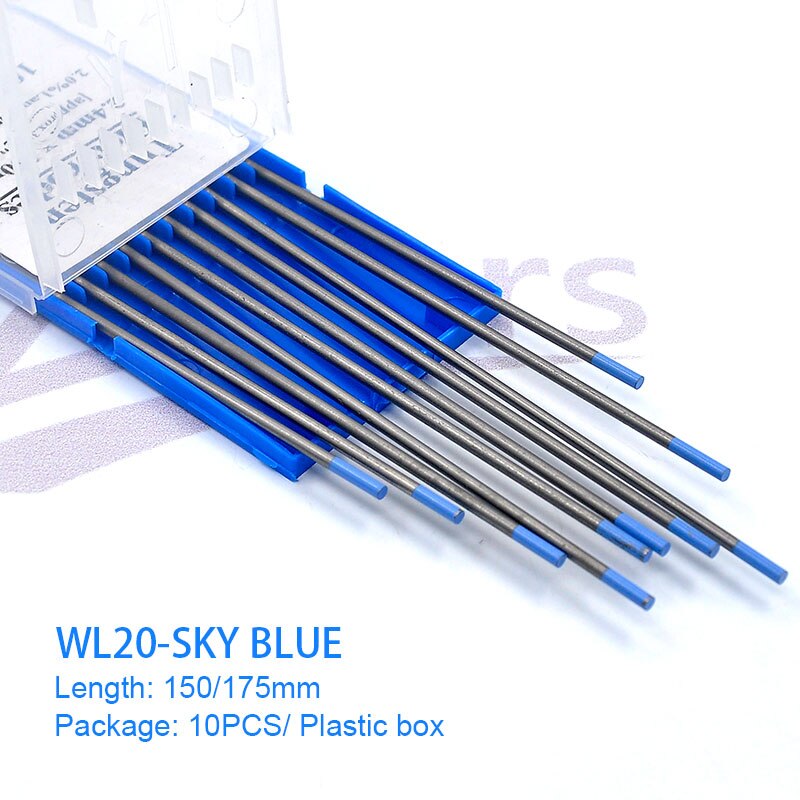 Tungsten Electrodes TIG Welding Rods TIG Parts 1.6x150mm 175mm Thoriated Tungsten Needle WT20 WL15 WZ8 WL20 WP WC20 - KiwisLove