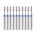 10pcs /2boxes AZDENT Dental Diamond Burs Drills Two Layer Diamond for High Speed Handpiece Dia.1.6mm - KiwisLove