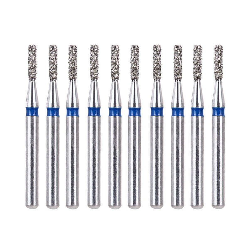 10pcs /2boxes AZDENT Dental Diamond Burs Drills Two Layer Diamond for High Speed Handpiece Dia.1.6mm - KiwisLove