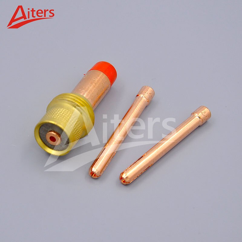 12 #Large Pyrex Glass cup 10PCS kit for TIG Welding WP17/18/26 with Medium Gas Lens and 18CGM Gas Lens Insulator - KiwisLove