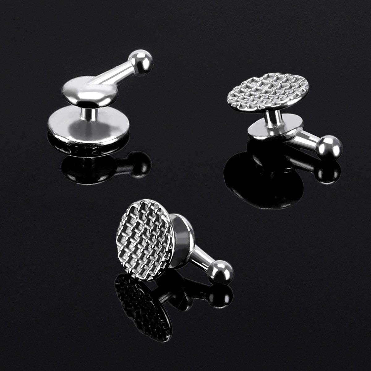 AZDENT Dental Orthodontic Bondable Lingual Buttons with Hook Round Base 10pcs/Bag - KiwisLove