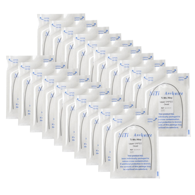 1PC /Pack Azdent TMA Beta Titanium Molybdenum Alloy Archs Wire Rectangular Ovoid Form Orthodontic Ti-Mo Archwire - KiwisLove