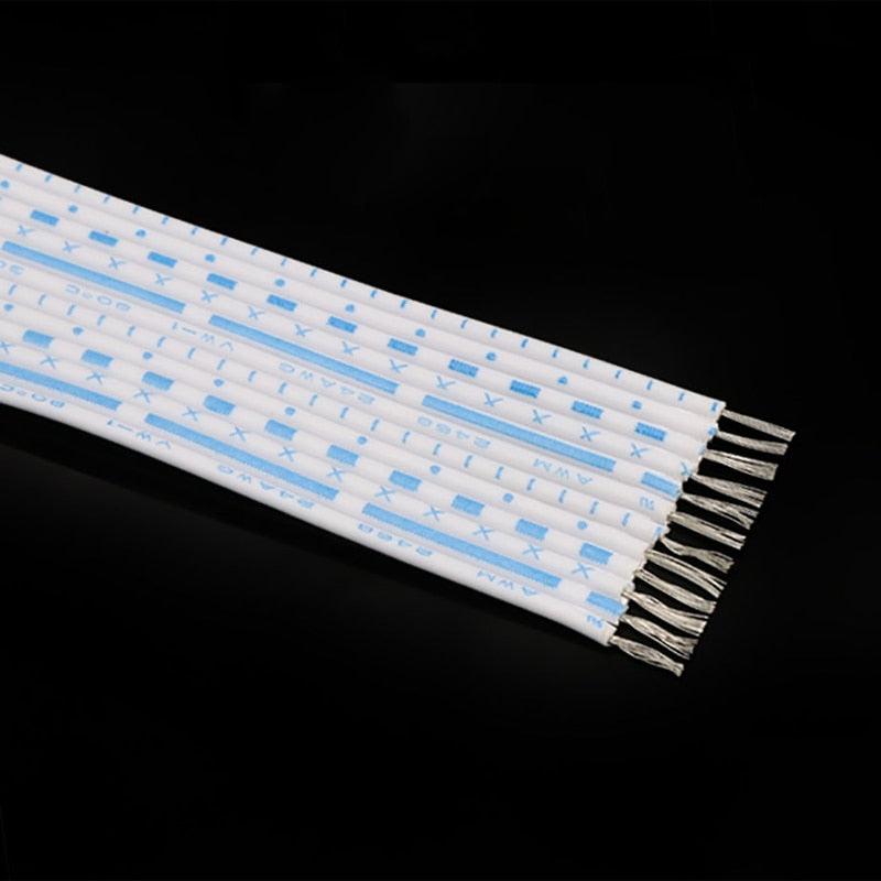 UL2468 24AWG Electron Wiring 6 7 8 9 10 12 Pins Extended Power Connect Cable PVC Insulated Copper Line Blue White Multiple Cores - KiwisLove