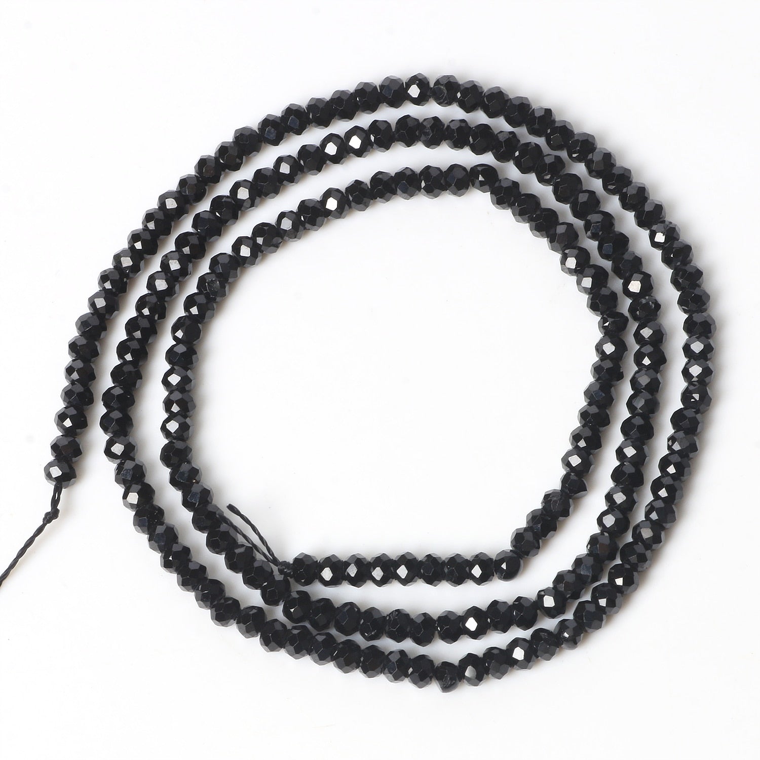 3*2mm Natural Stone Seed Beads Small Moonstone Turquoises Agates Opal Rondelle Beads for Jewelry Women Waist Bracelet Making Diy - KiwisLove