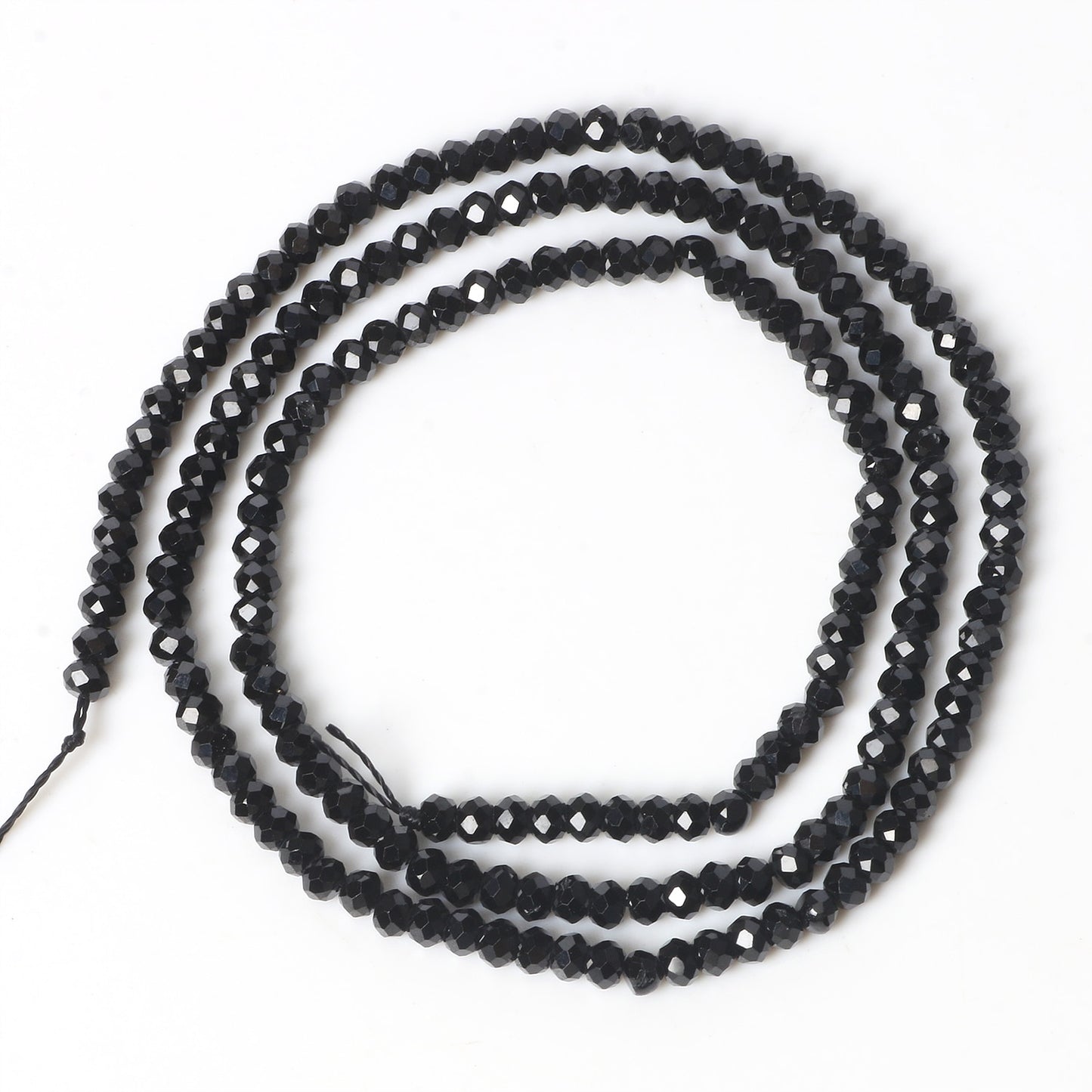 3*2mm Natural Stone Seed Beads Small Moonstone Turquoises Agates Opal Rondelle Beads for Jewelry Women Waist Bracelet Making Diy - KiwisLove