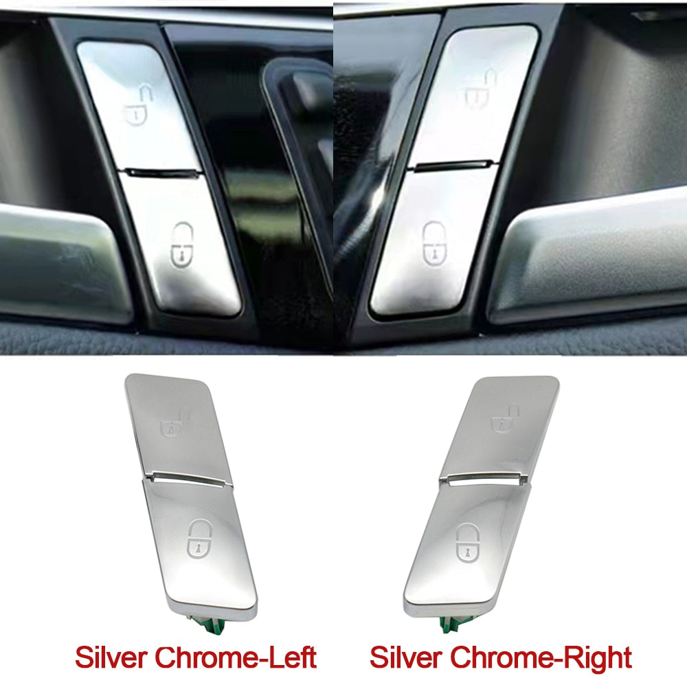 Left Right Interior Door Lock Button Unlock Switch For Mercedes Benz C Class W204, E Class W212,GLK 204,ML GL W166, W463,W156 - KiwisLove