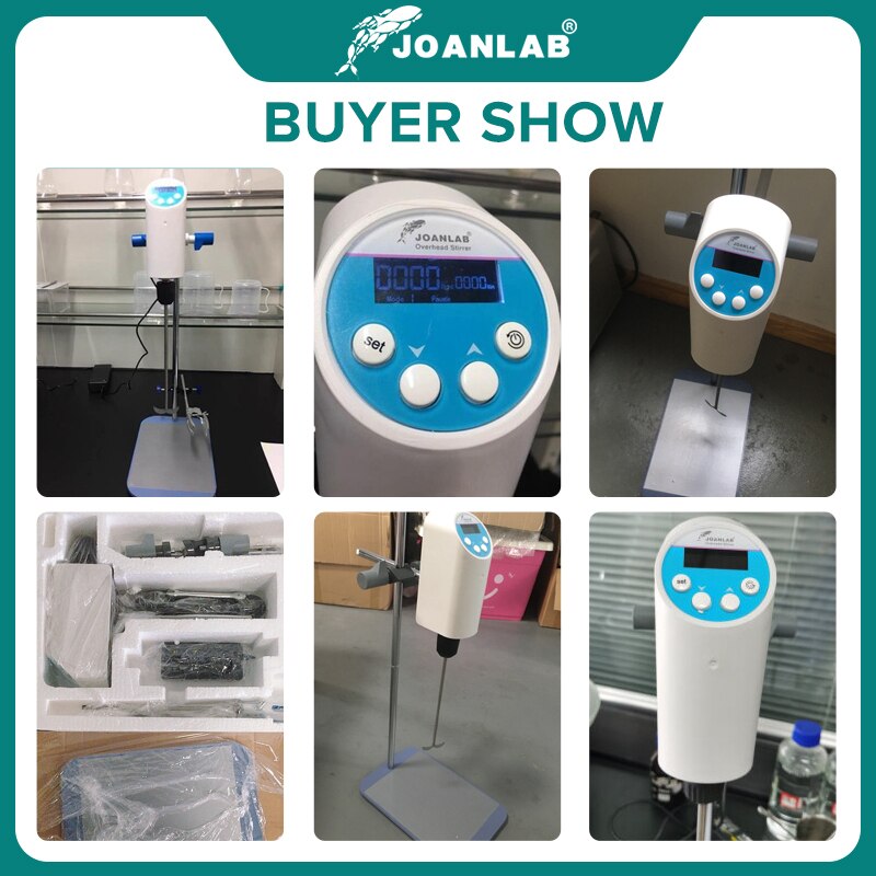 JOANLAB Official Store Laboratory Stirrer Electric Stirrer Digital Display Overhead Stirrer Lab Mixer Lab Equipment 110V To 220V - KiwisLove