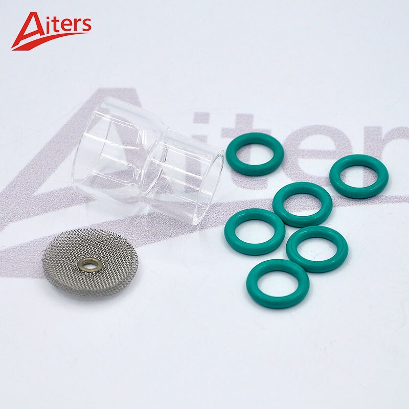 19PCS TIG Welding torch Stainless Mesh Kit with 12# Pyrex  Glass Cups and Alumina Nozzle Accessories - KiwisLove
