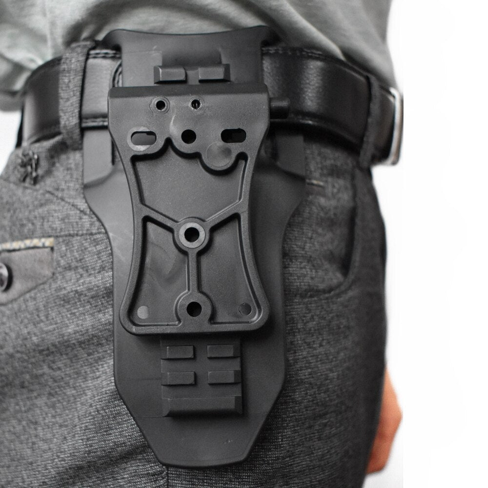 New Tactical Universal 13 Speed Low Ride Belt Loop Tactical Duty Belt Platform Quick Detach Holster Adapter Mount Molle - KiwisLove