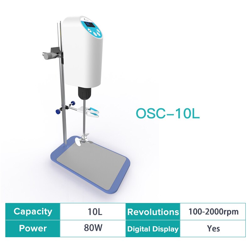 JOANLAB Official Store Laboratory Stirrer Electric Stirrer Digital Display Overhead Stirrer Lab Mixer Lab Equipment 110V To 220V - KiwisLove