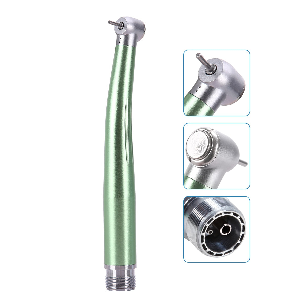 Dental High Speed Air Turbine Standard Head Push Button Single Water Spray 2/4 Hole Color Handpiece Autoclavable - KiwisLove