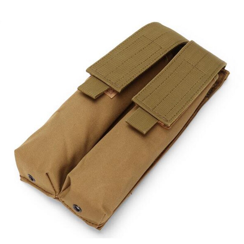 Airsoft Molle Double P90/UMP Military Magazine Pouch Coyote Tactical TAN BK CP ACU OD Woodland Camo - KiwisLove