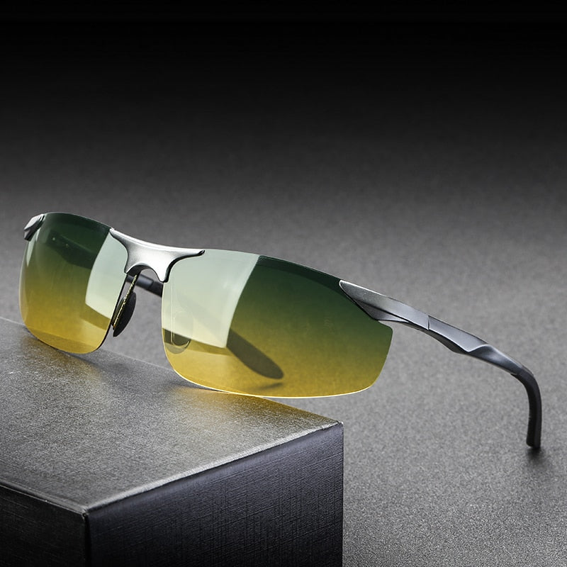 Sunglasses Aluminum Polarized UV400 Lens Day Night Driver Sun Glasses Male Sports Outdoor For Men Eyewear Accessories V8179 - KiwisLove