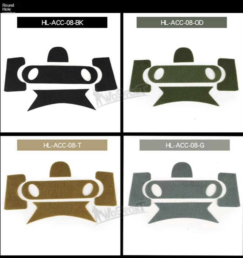 5PCS/Set Tactical ABS Helmet DIY Magic Sticker Outdoor Military Helmet for Climbing Cycling Fast Helmet Cover - KiwisLove