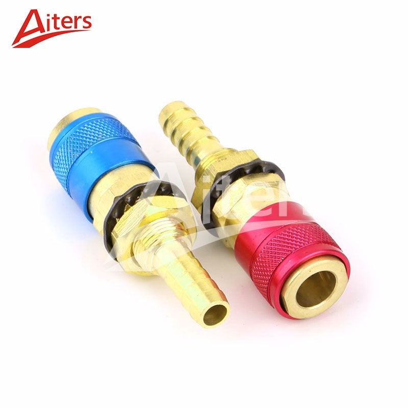 TIG 4PCS Water Cooled Gas Adapter Quick Connector Fitting For TIG Welding Torch or MIG Welding Torch Plug 6mm/8mm/10mm - KiwisLove