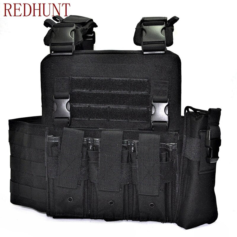 New arrivals Adjustable Tactical Military Vest Molle Waistcoat Combat Assault Vest Wargame Hunting Vest for Hunting Shooting - KiwisLove