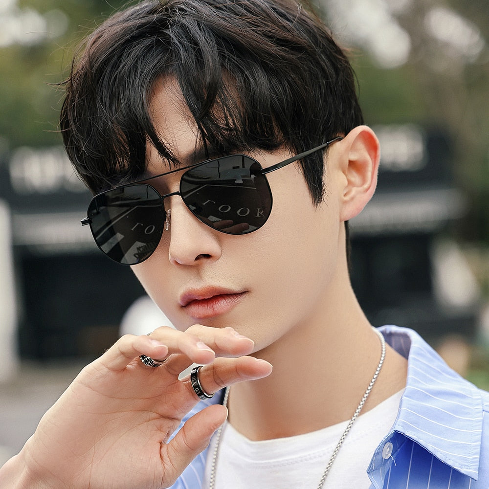 Men Sunglasses Brand Classic Fashion Outdoor Driving Polarized UV400 Lens Women Glasses Eyewear Accessories For Male V58088 - KiwisLove