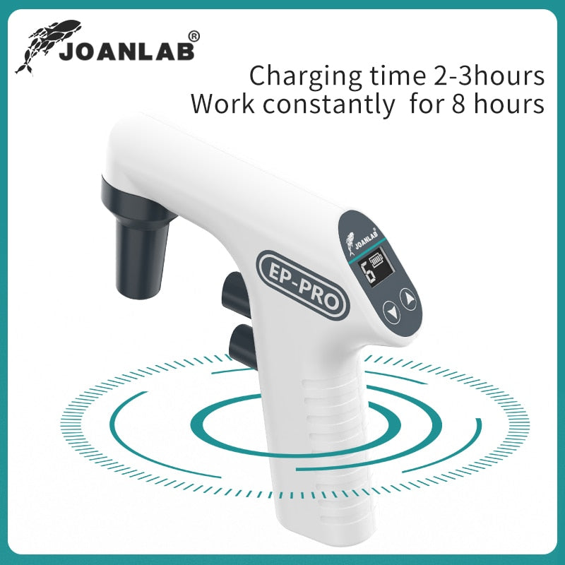 JOANLAB Pipette Lab Electric Pipette Controller Automatic Pipette Lab Equipment Electronic Pipette Pump Range: 200ml 110/220v - KiwisLove