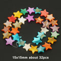 Natural Shell Beads Multicolor Mother of Pearl Love Star Cross Loose Spacer Beads for Jewelry Making DIY Bracelet Accessories - KiwisLove