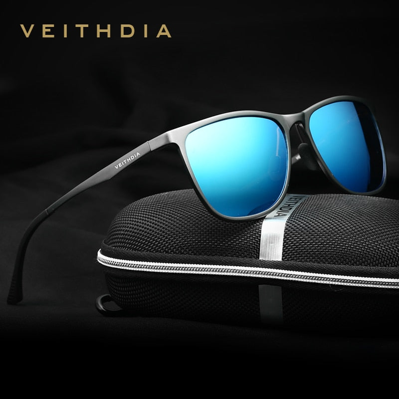 VEITHDIA Retro Aluminum Magnesium Brand Men's Sunglasses Polarized Lens Vintage Eyewear Accessories Sun Glasses For Male 6623 - KiwisLove