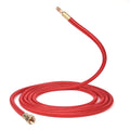 3.8/7.6m WP9 WP17 Series TIG Welding Torch Gas-Electric Integrated Red Soft Hose Cable Wires M16*1.5mm Connector - KiwisLove