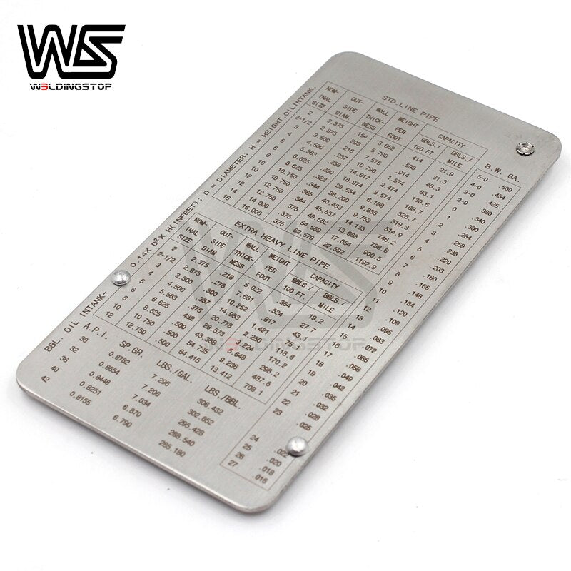 Pipe pit welding gauge gage Test Ulnar Weld Pipeline Concave Inspection ruler measuring tools - KiwisLove