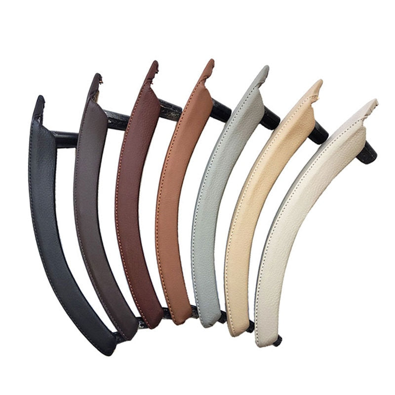 Interior Door Pull Handle Leather Outer Cover BMW X5 X6 E70 E71 E72 2007-2013 - KiwisLove