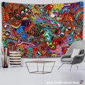 Mandela Wall hanging Tapestry psychedelic pattern yoga throw beach throw carpet Hippie Home Decor mandala Wall Tapestry Blanket - KiwisLove