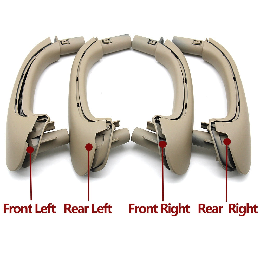 4 Pcs Car Front Left Right Interior Door Pull Handle Set Replacement For Mercedes Benz W203 C Class Sedan 2000-2007 - KiwisLove