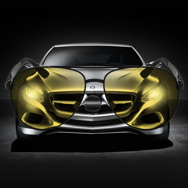 Sunglasses Men Women Fashion Day Glasses For Night Vision Outdoor Anti-Glare Driver Male Polarized UV400 Lens Unisex Eyewear 107 - KiwisLove